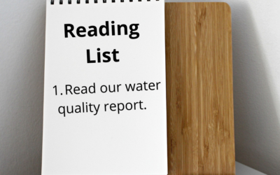 Is Your Water Quality Report on Your Reading List?