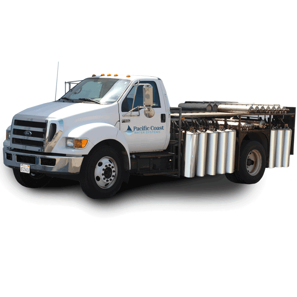 portable exchange tank service from Pacific Coast Water Systems